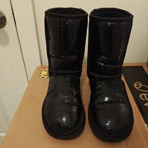 Black Sequin Uggs